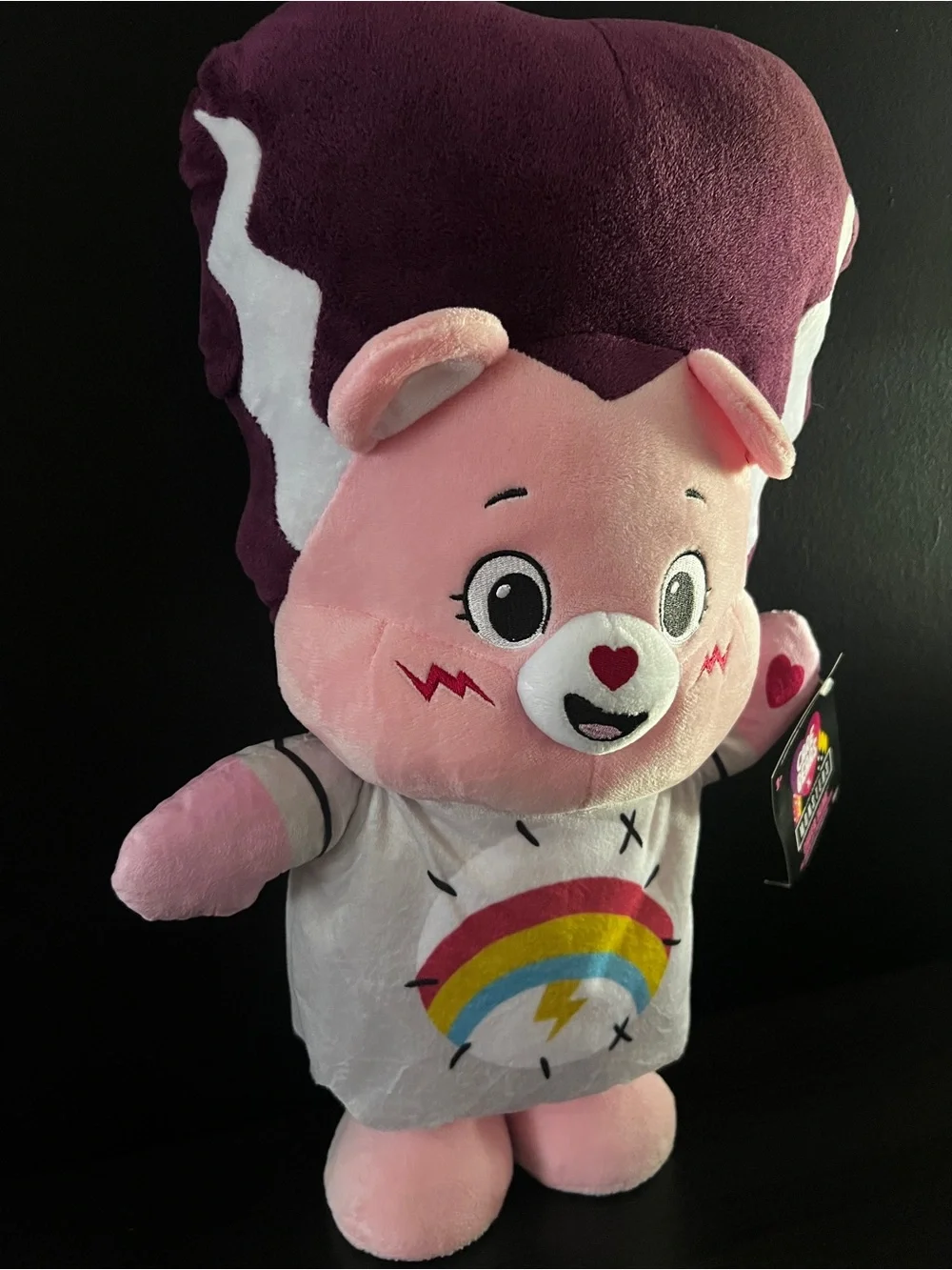 NEW Care Bears Universal Monsters Cheer Bear Bride of Frankenstein 19” Greeter
